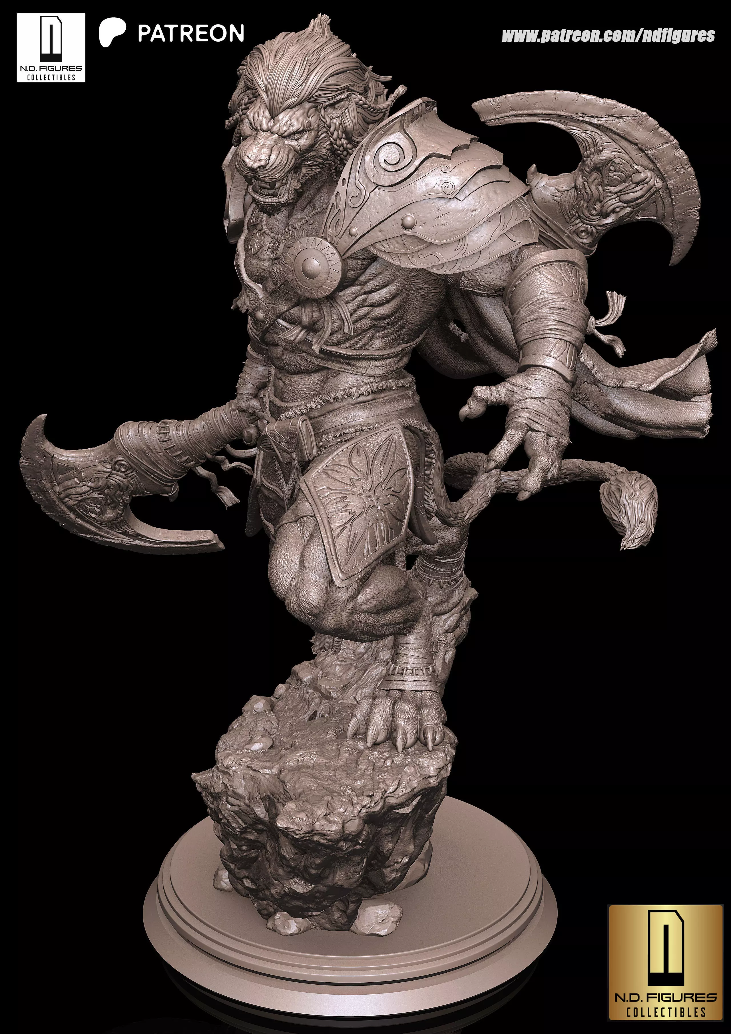 Ajani fan Art  3D print model_0