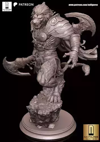 Ajani fan Art  3D print model