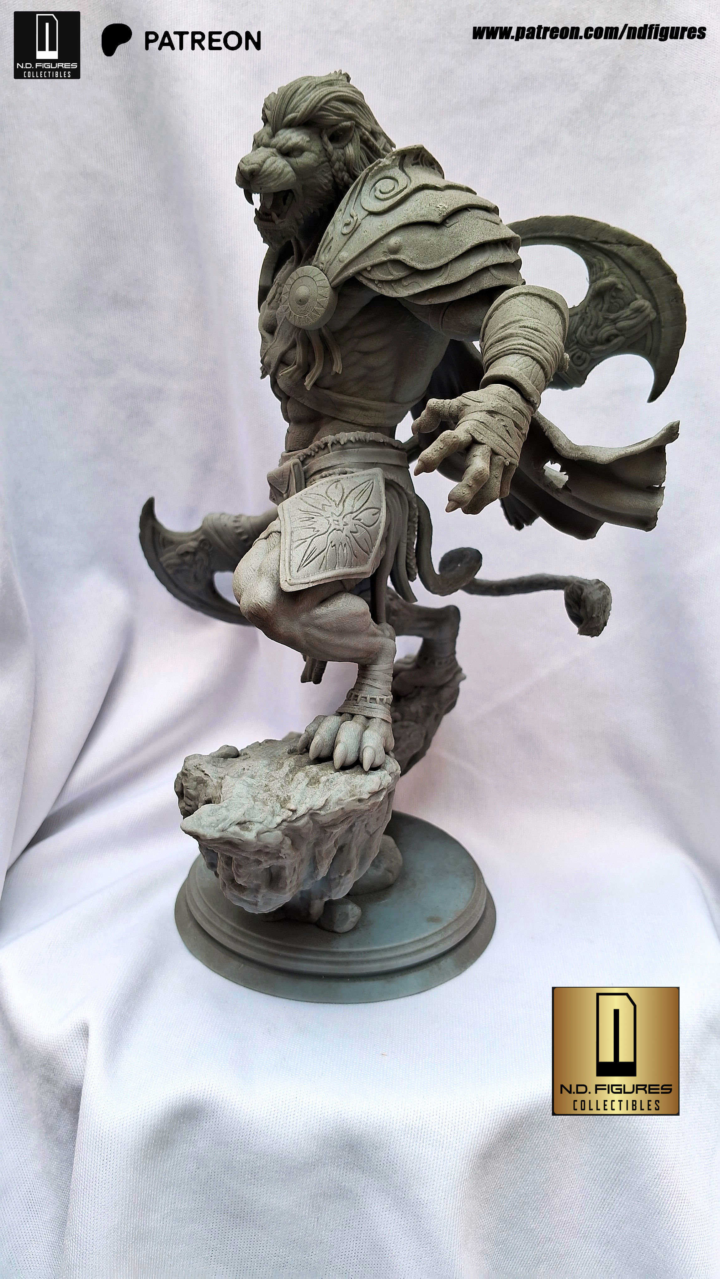 Ajani fan Art  3D print model_12