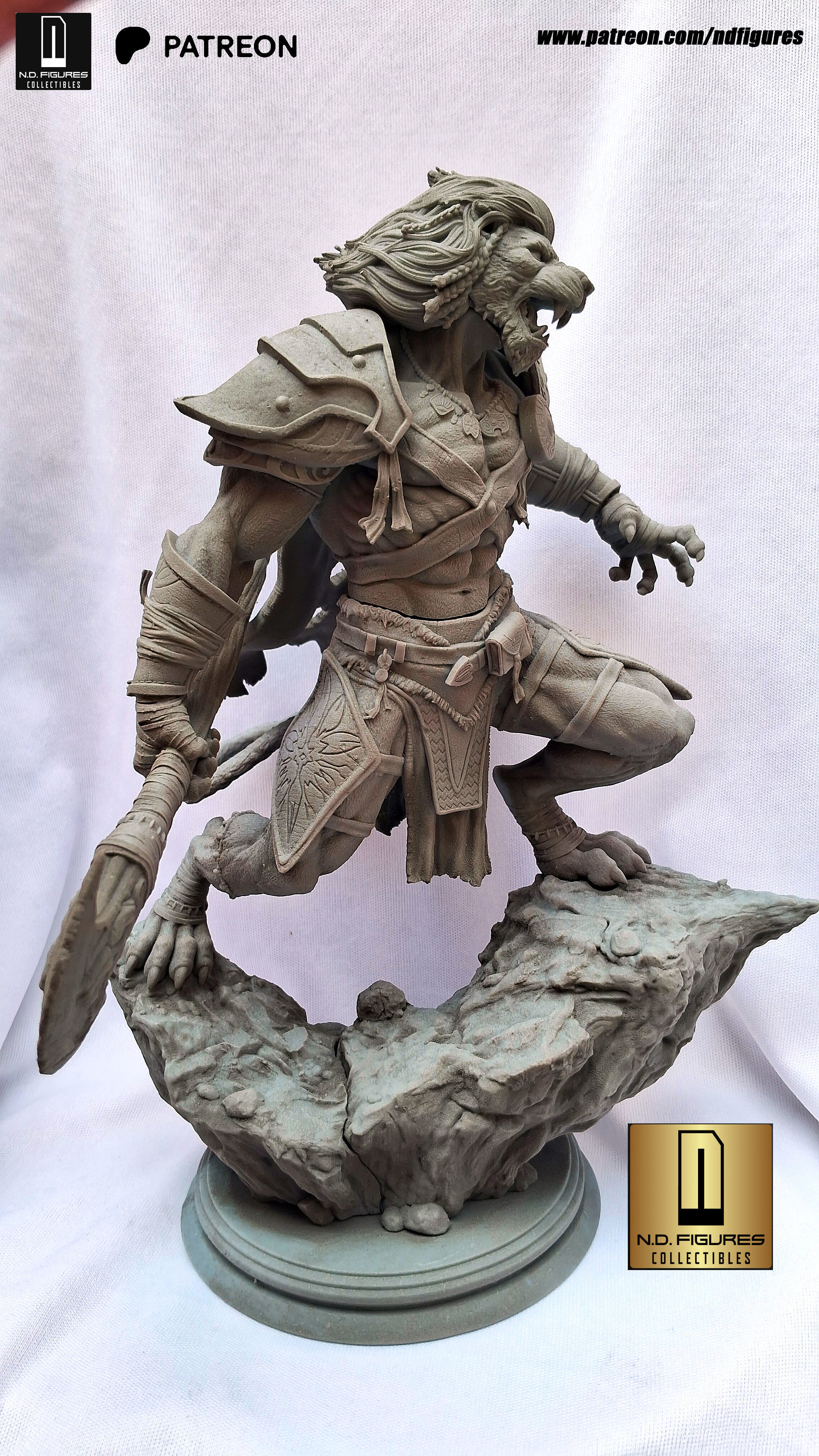 Ajani fan Art  3D print model_13