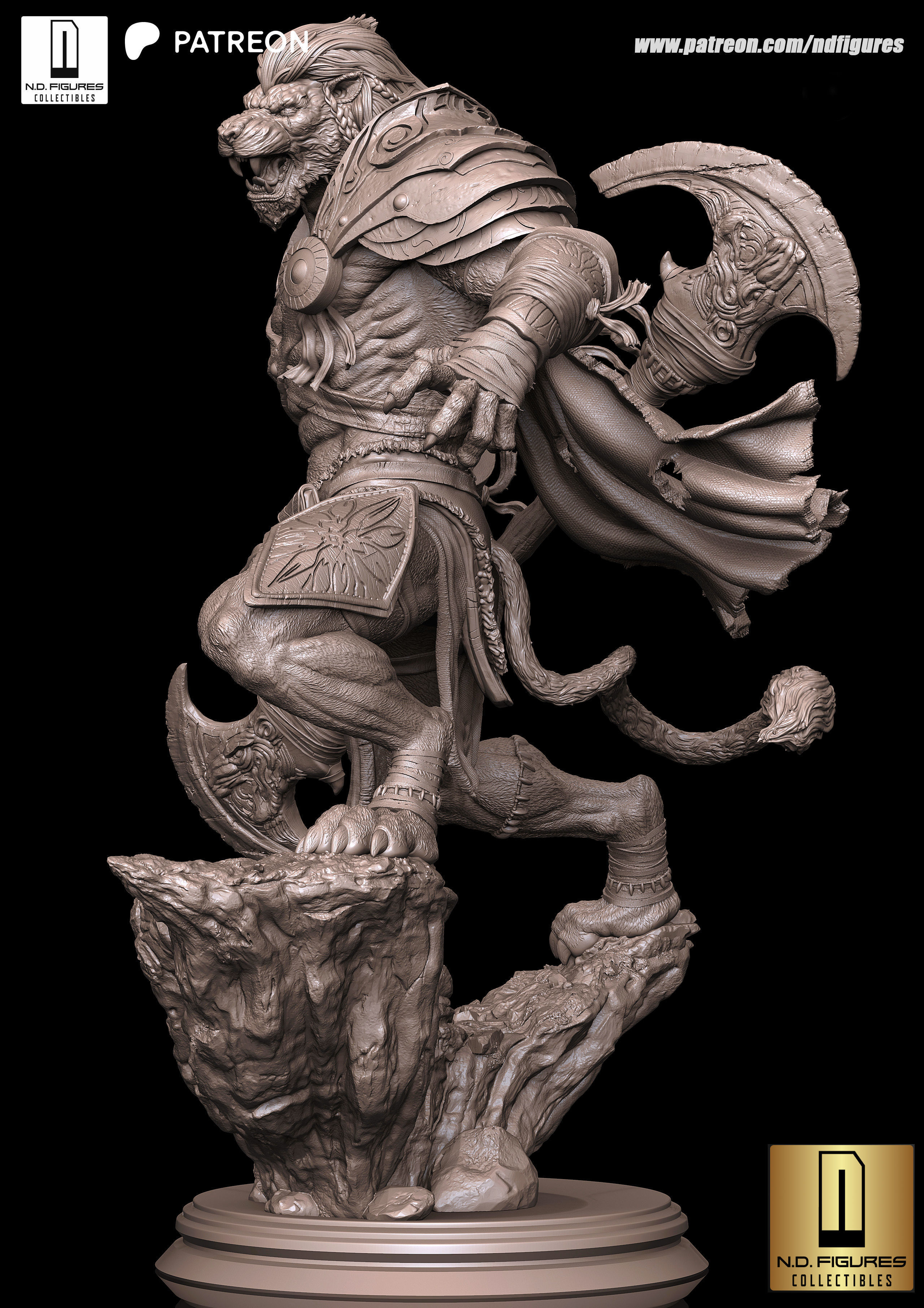 Ajani fan Art  3D print model_1