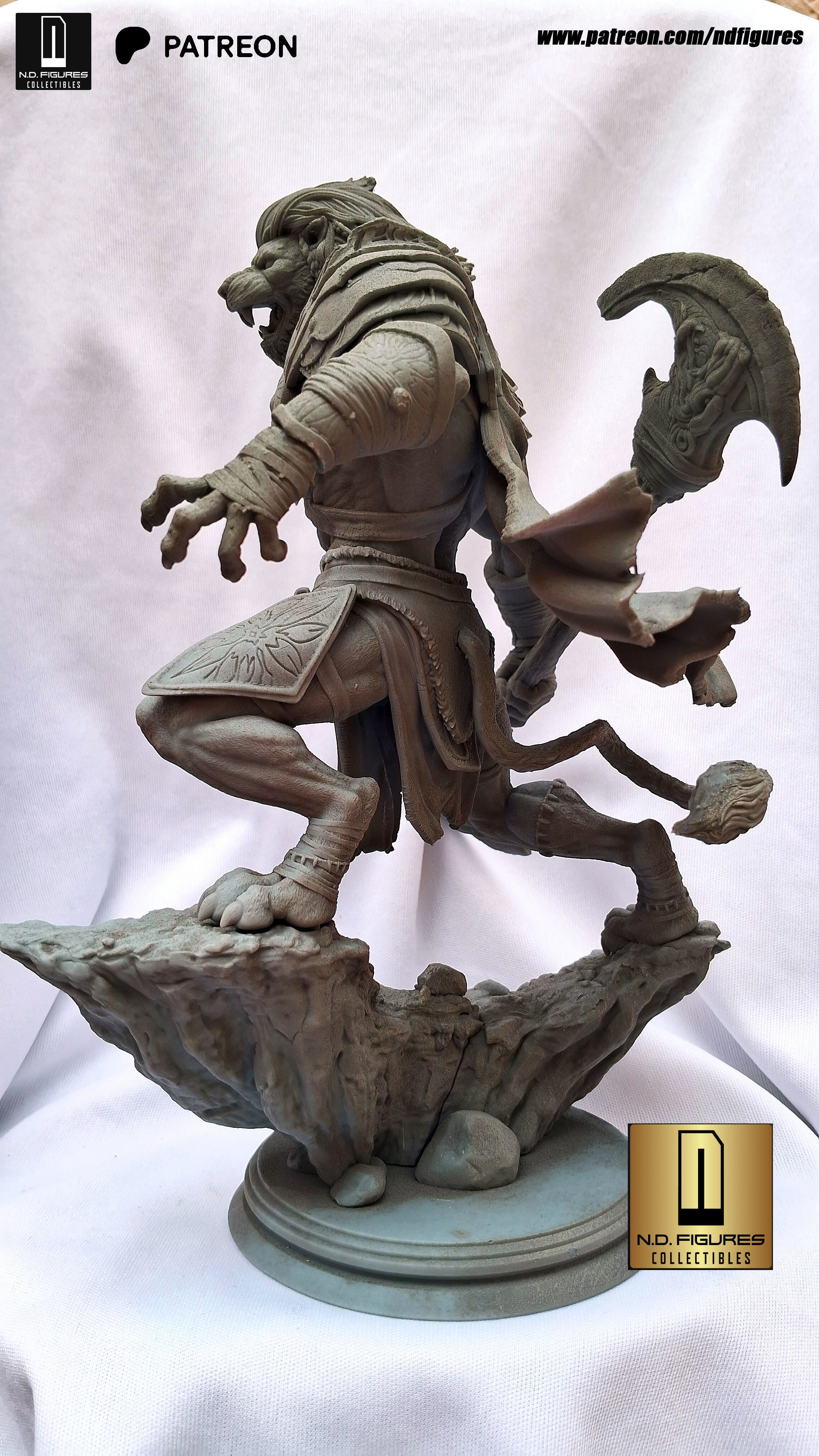 Ajani fan Art  3D print model_10