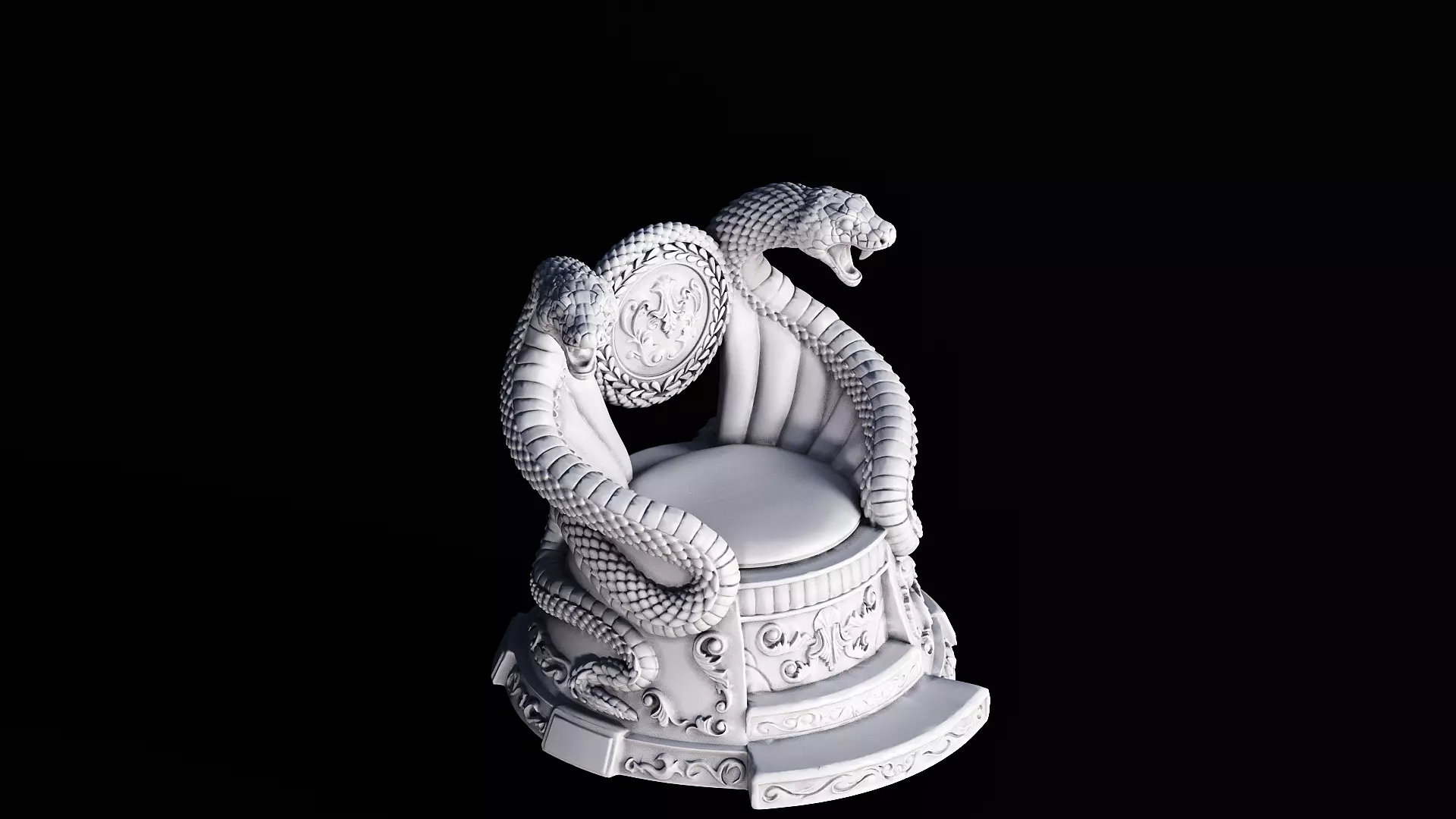 emperor throne 3D print model_0
