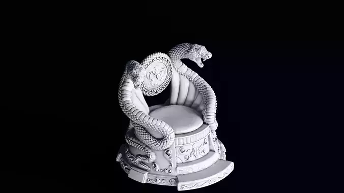 emperor throne 3D print model