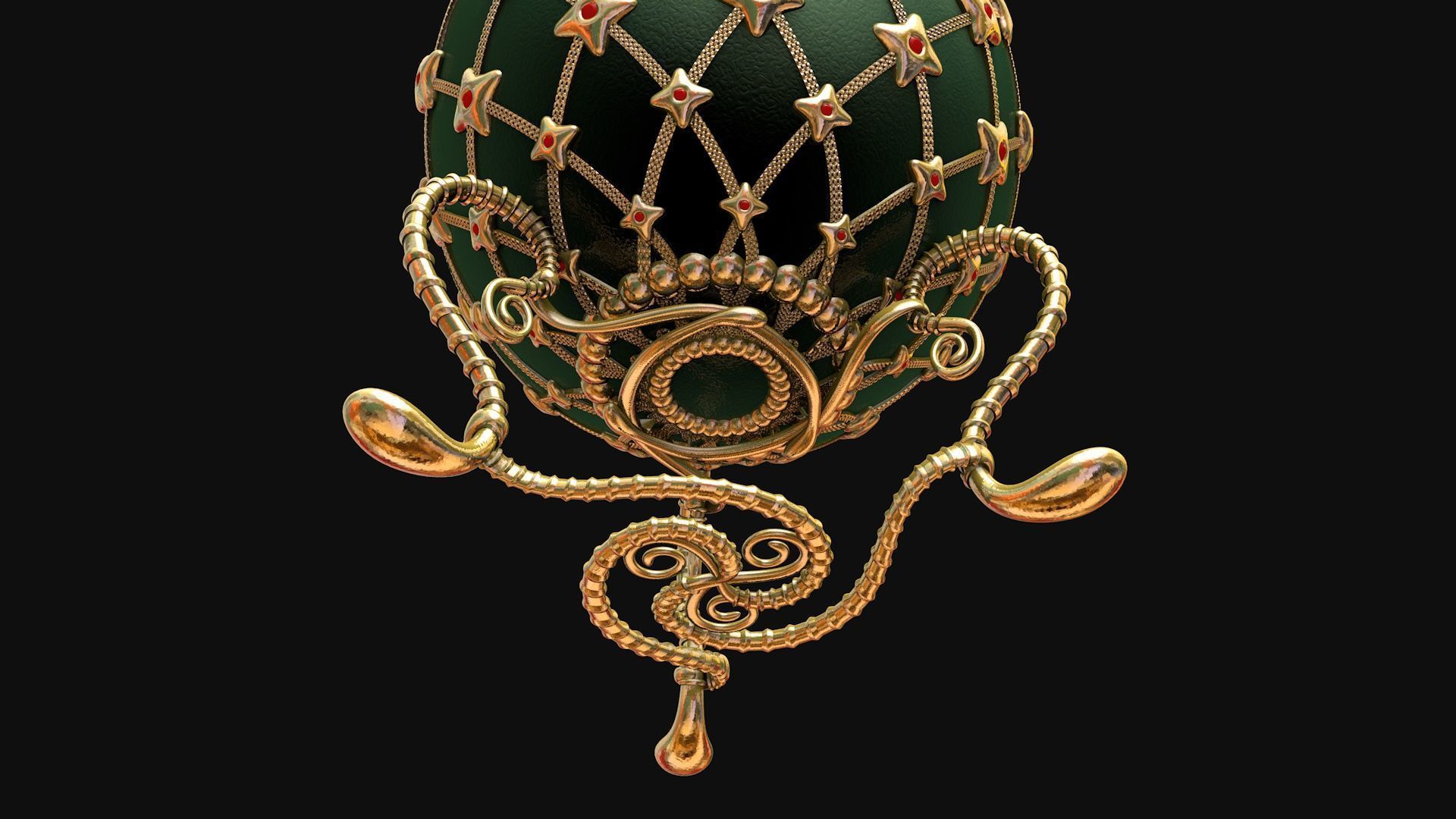 Egg FABERGE R7 3D model_4