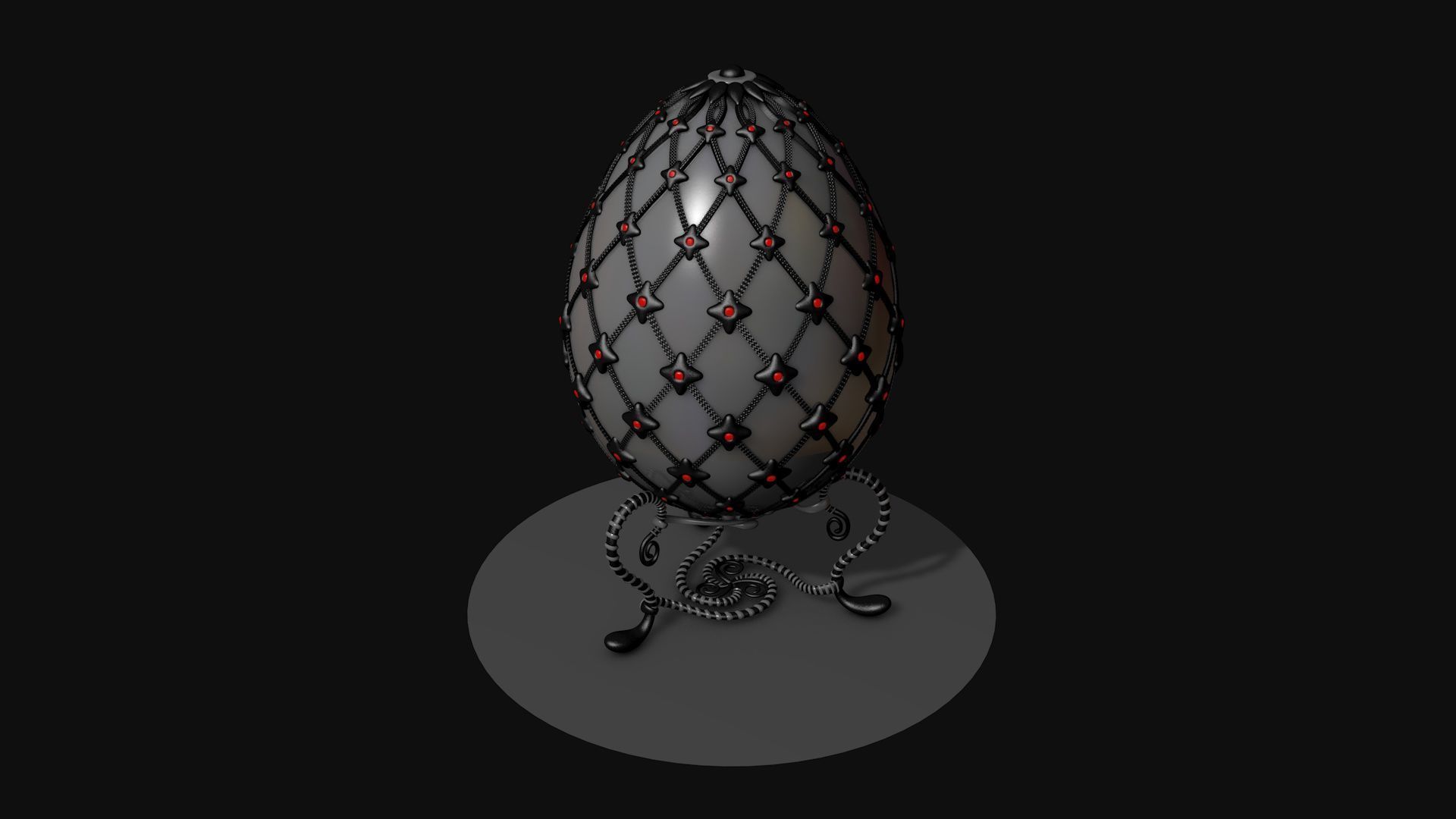 Egg FABERGE R7 3D model_5