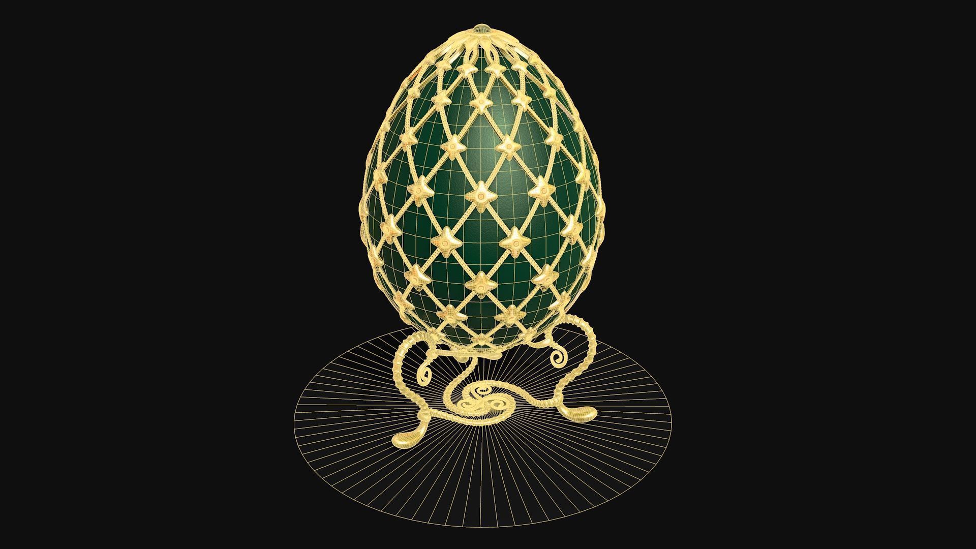 Egg FABERGE R7 3D model_6