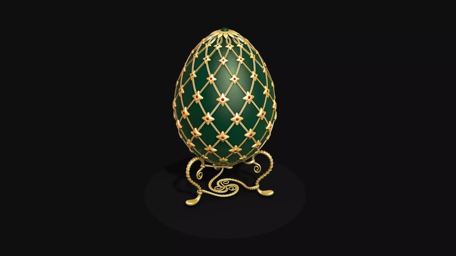 Egg FABERGE R7 3D model_0