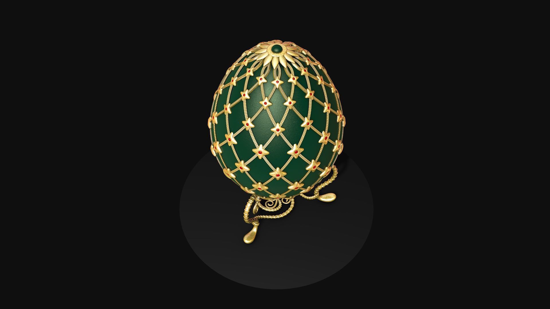 Egg FABERGE R7 3D model_1