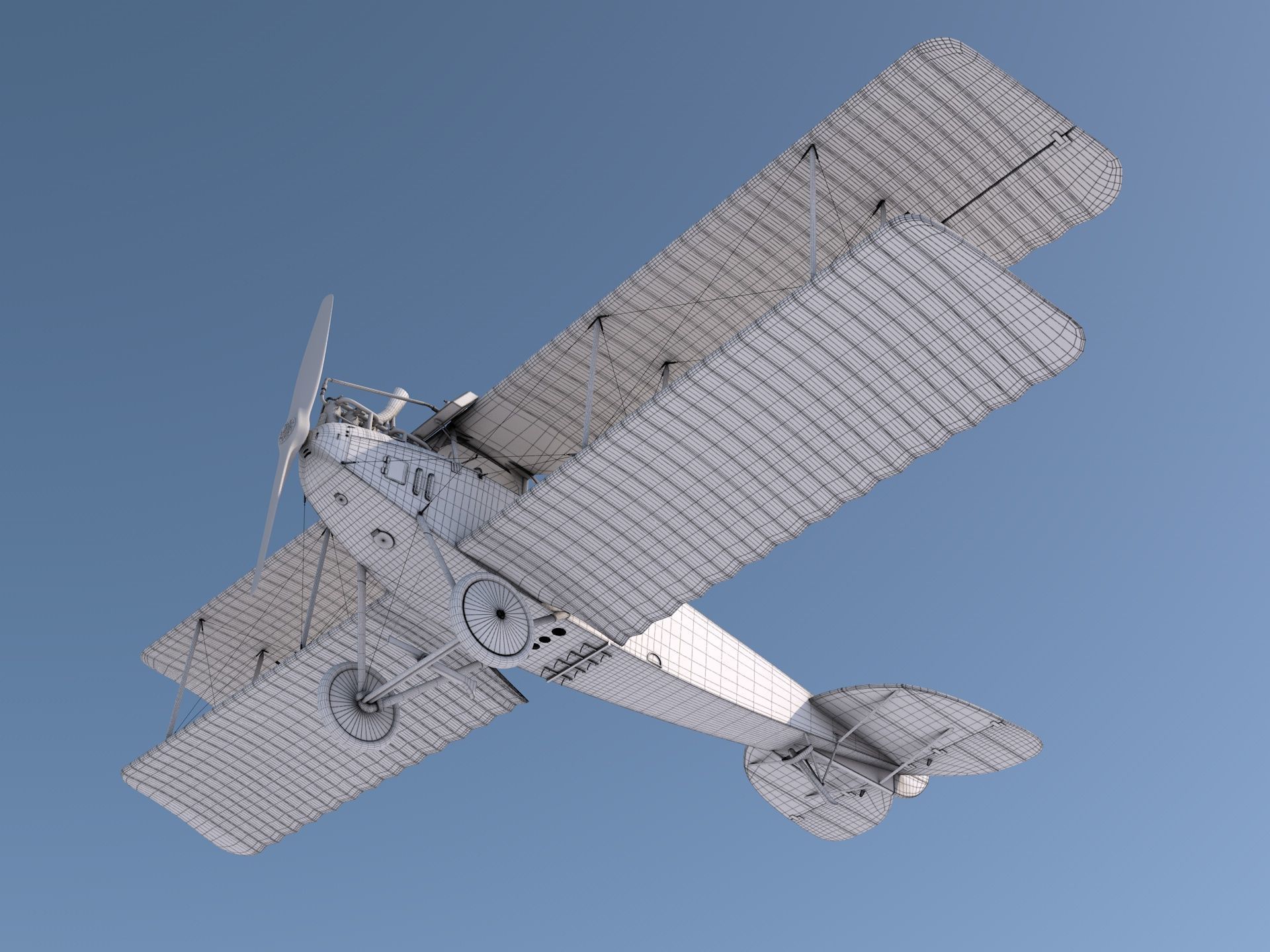 Albatros C3 3D model_8