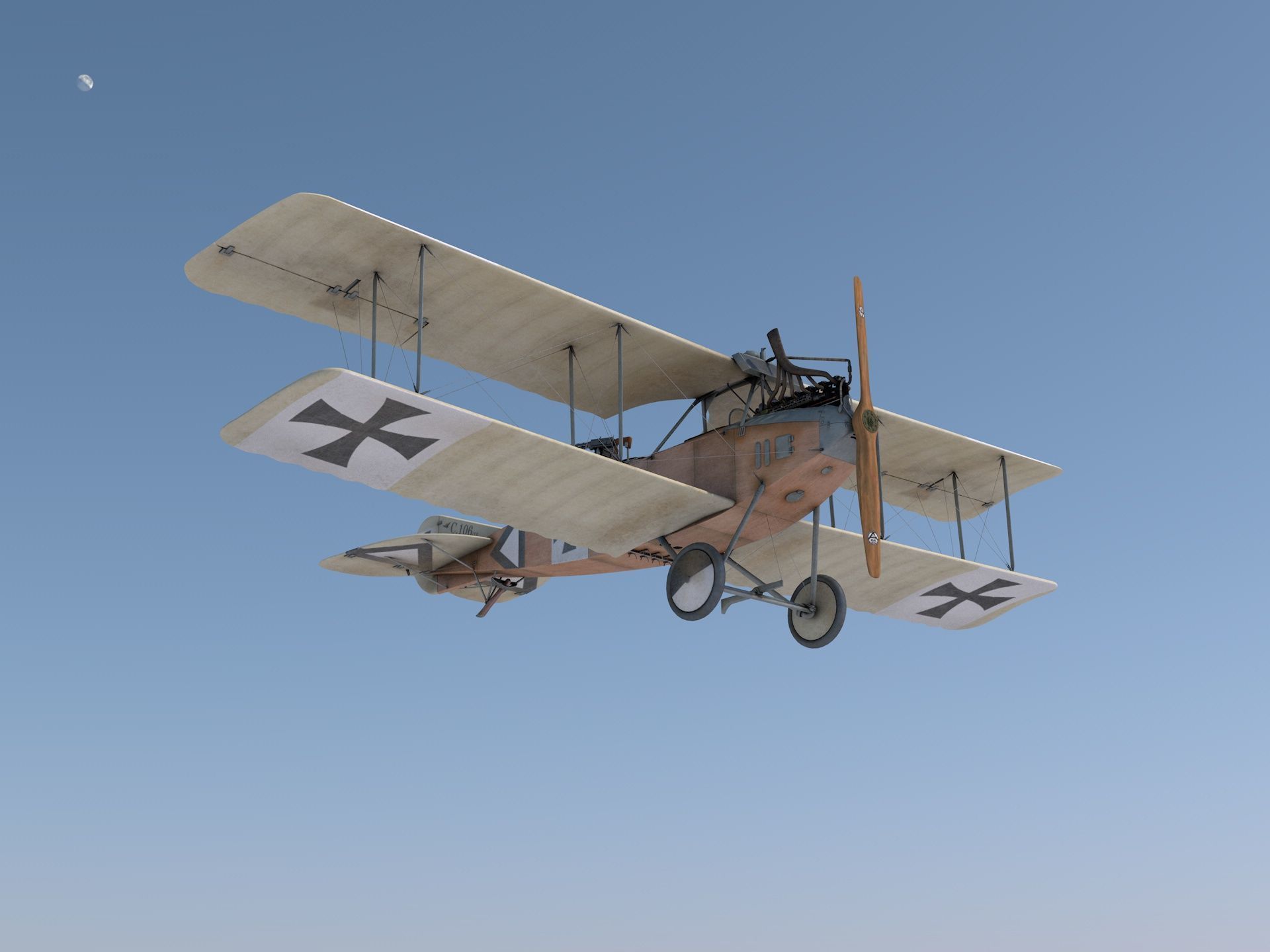 Albatros C3 3D model_3