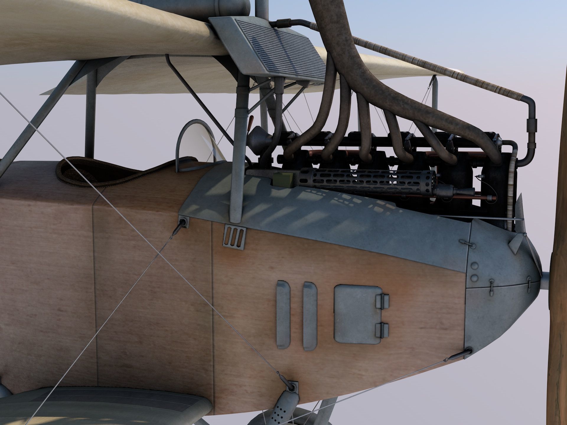 Albatros C3 3D model_5
