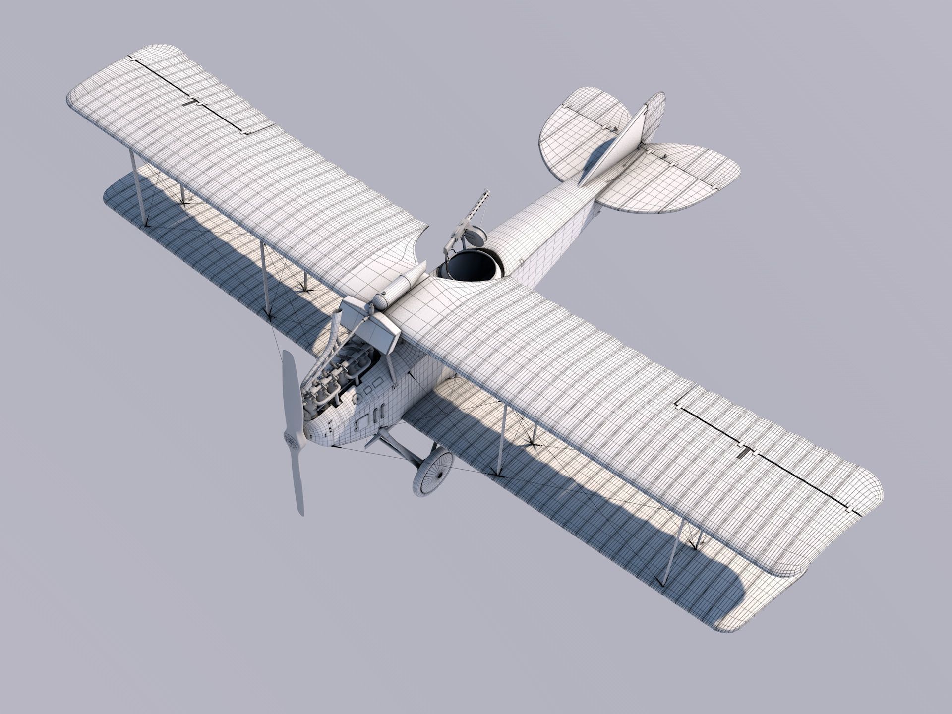 Albatros C3 3D model_6