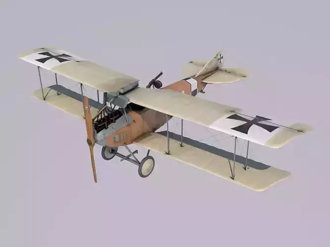 Albatros C3 number 20 3D model