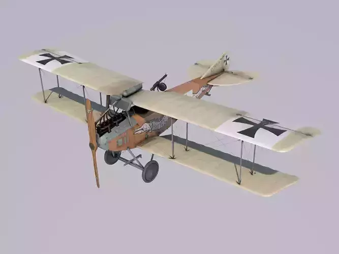 Albatros C3 Dragon version 3D model