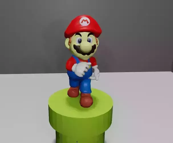 Super Mario 3D Print Model 3D print model Super Mario 3D Print Model 3D print model