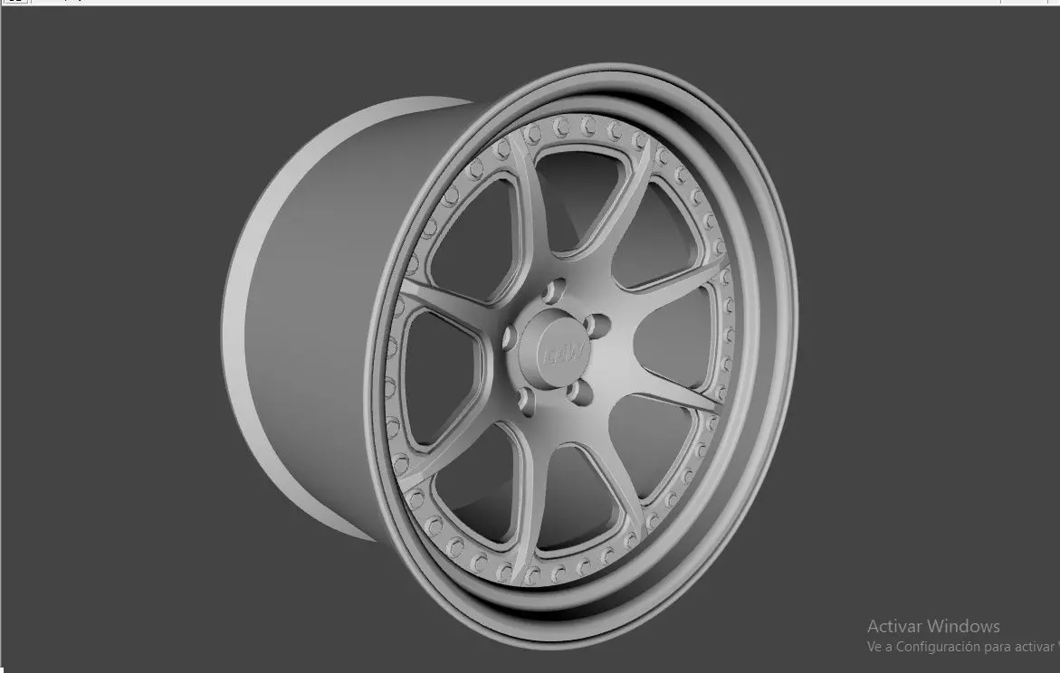 WHEEL BASED on CCW CZ08 3D model_0