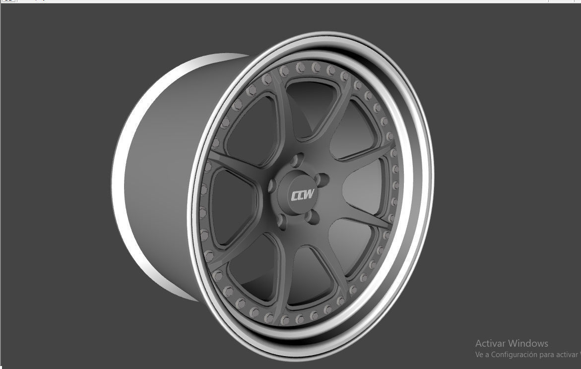 WHEEL BASED on CCW CZ08 3D model_8