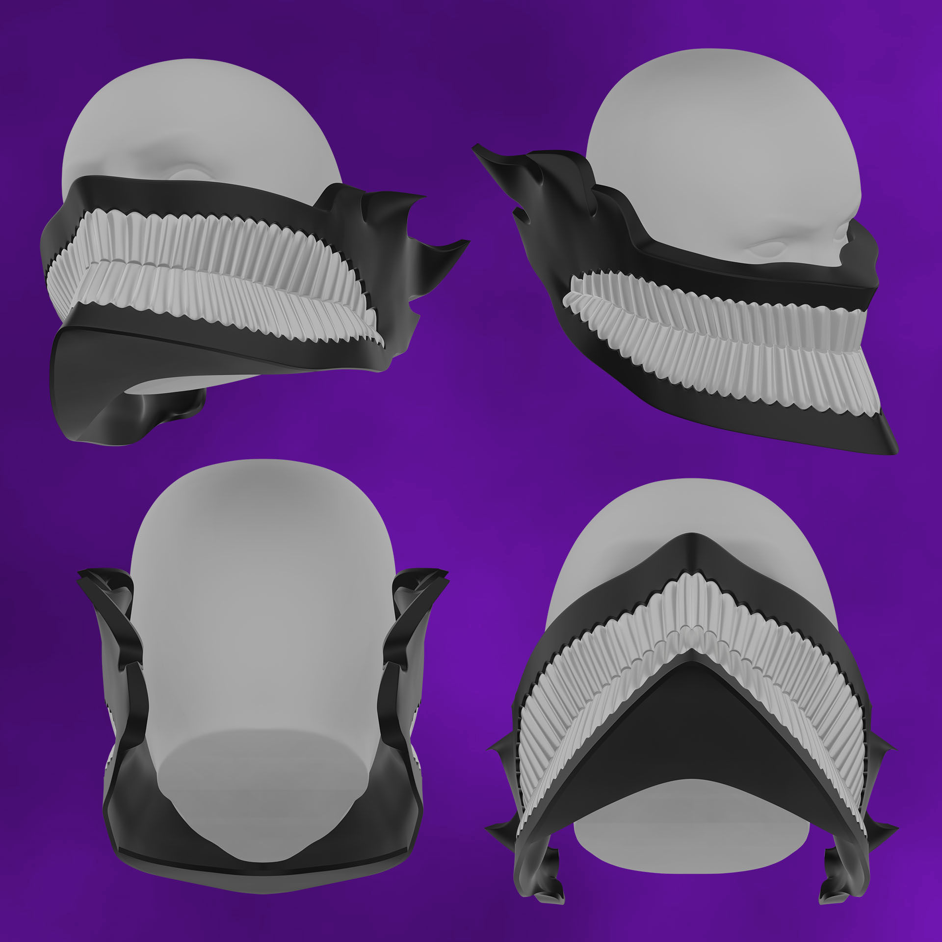 OKARUN MASK - DANDADAN MASK FOR COSPLAY 3D model 3D printable | CGTrader