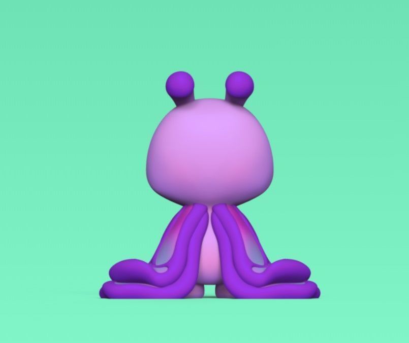 Butterfly Wings Down 3D print model_4