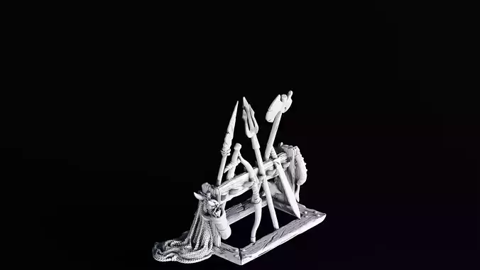 Weapon Rack 3D print model