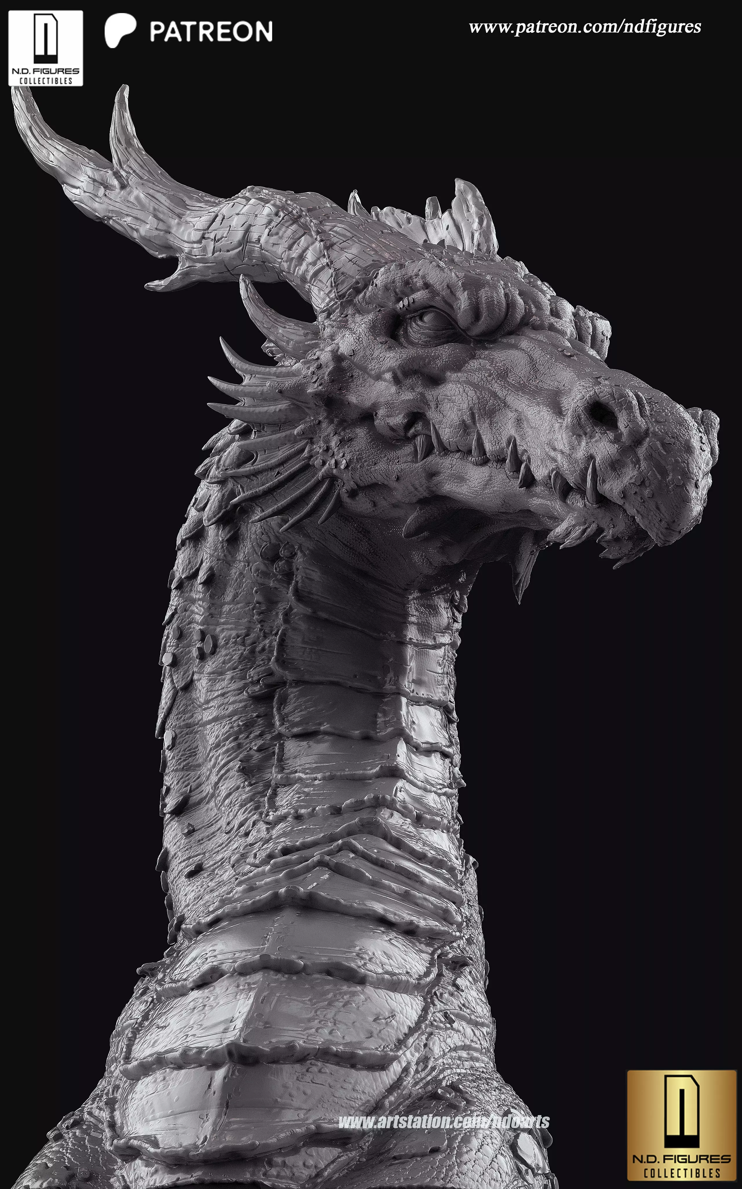 Dragon Blue 3D print model_0