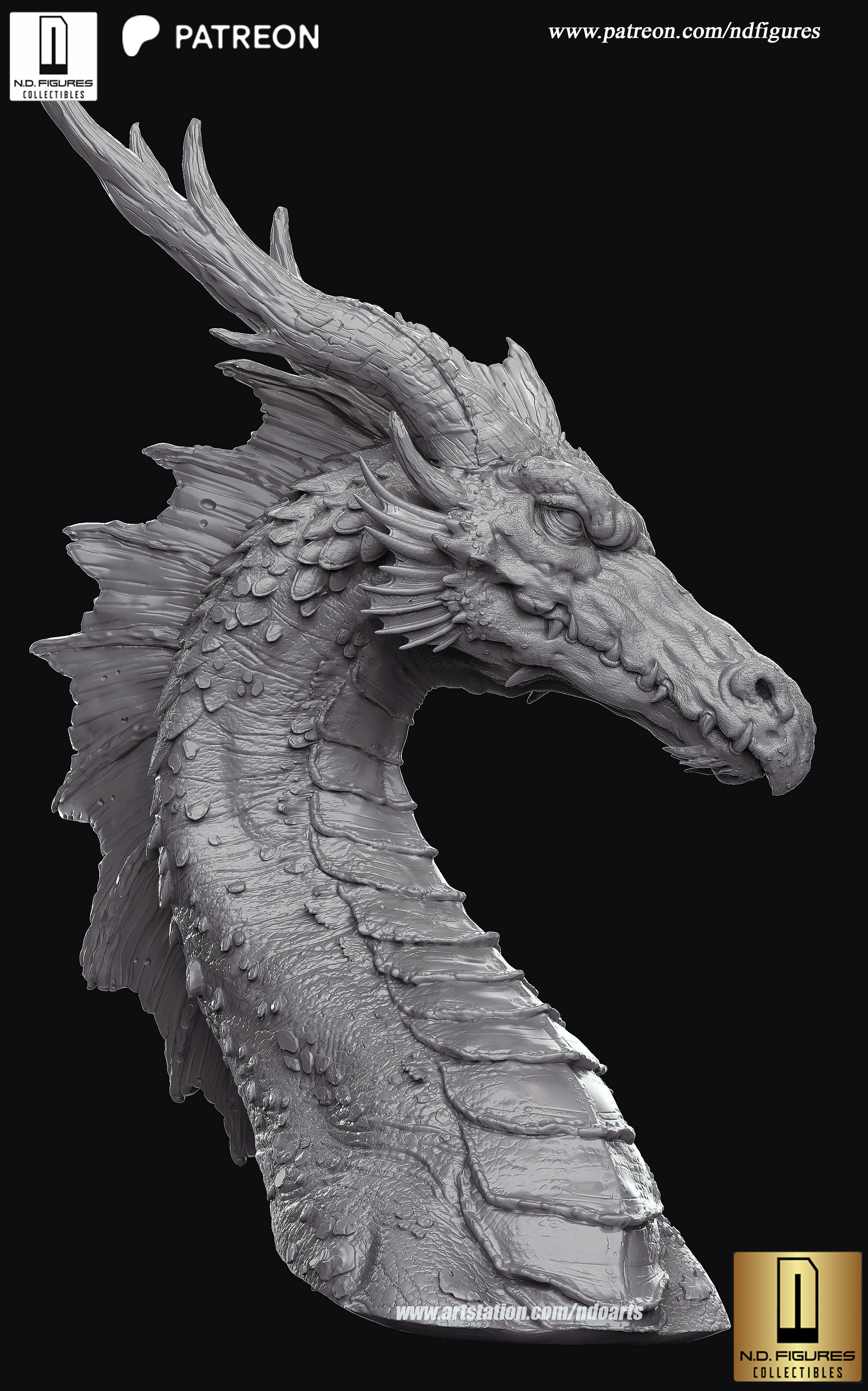 Dragon Blue 3D print model_1