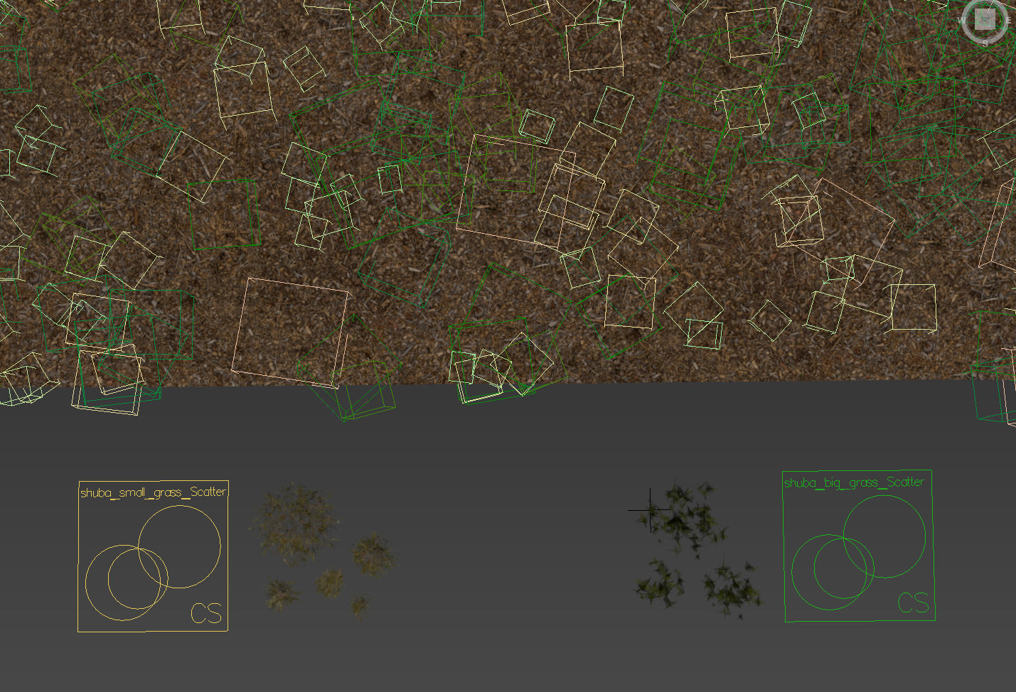 forest grass shuba 1 3D model_9