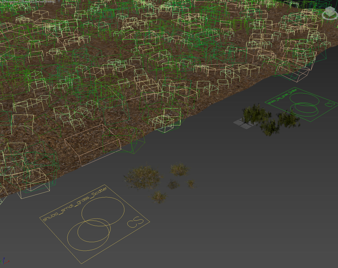 forest grass shuba 1 3D model_7