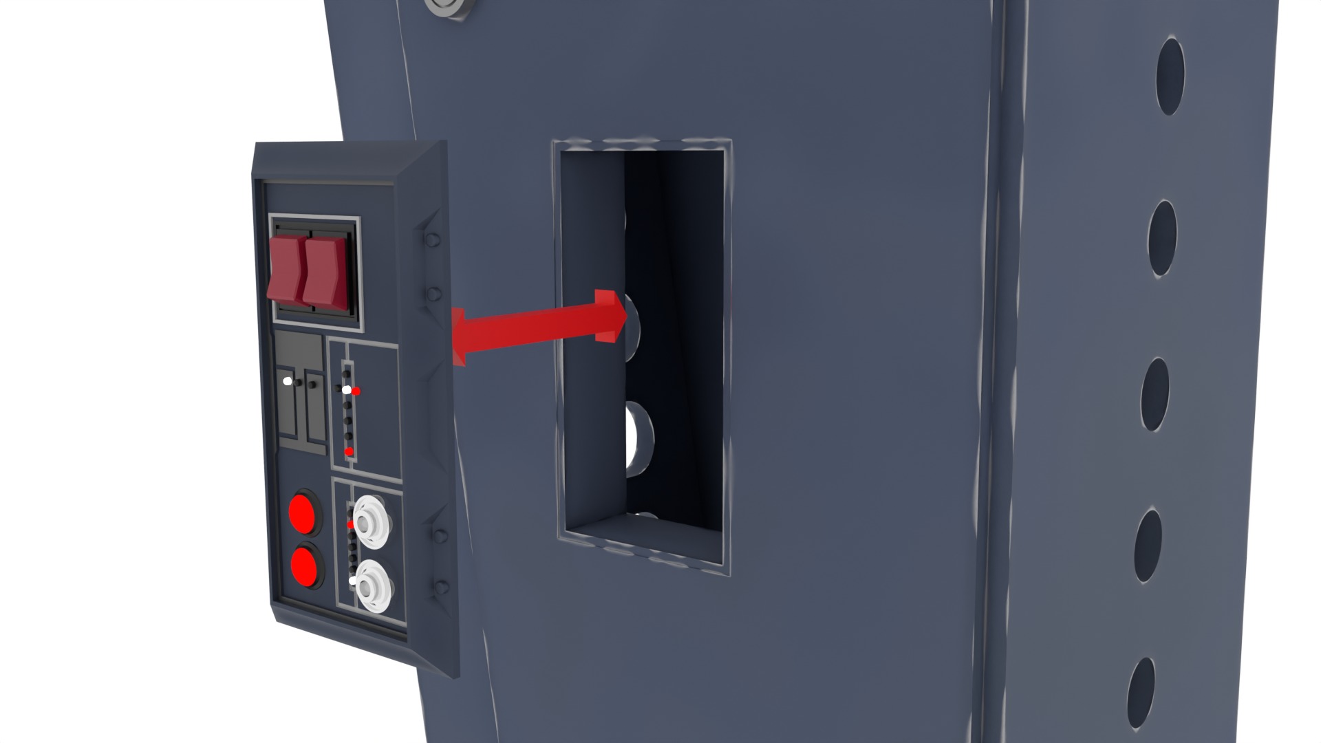 Scarif Blast Door Large 1-6 scale Hottoys 3D print model_19