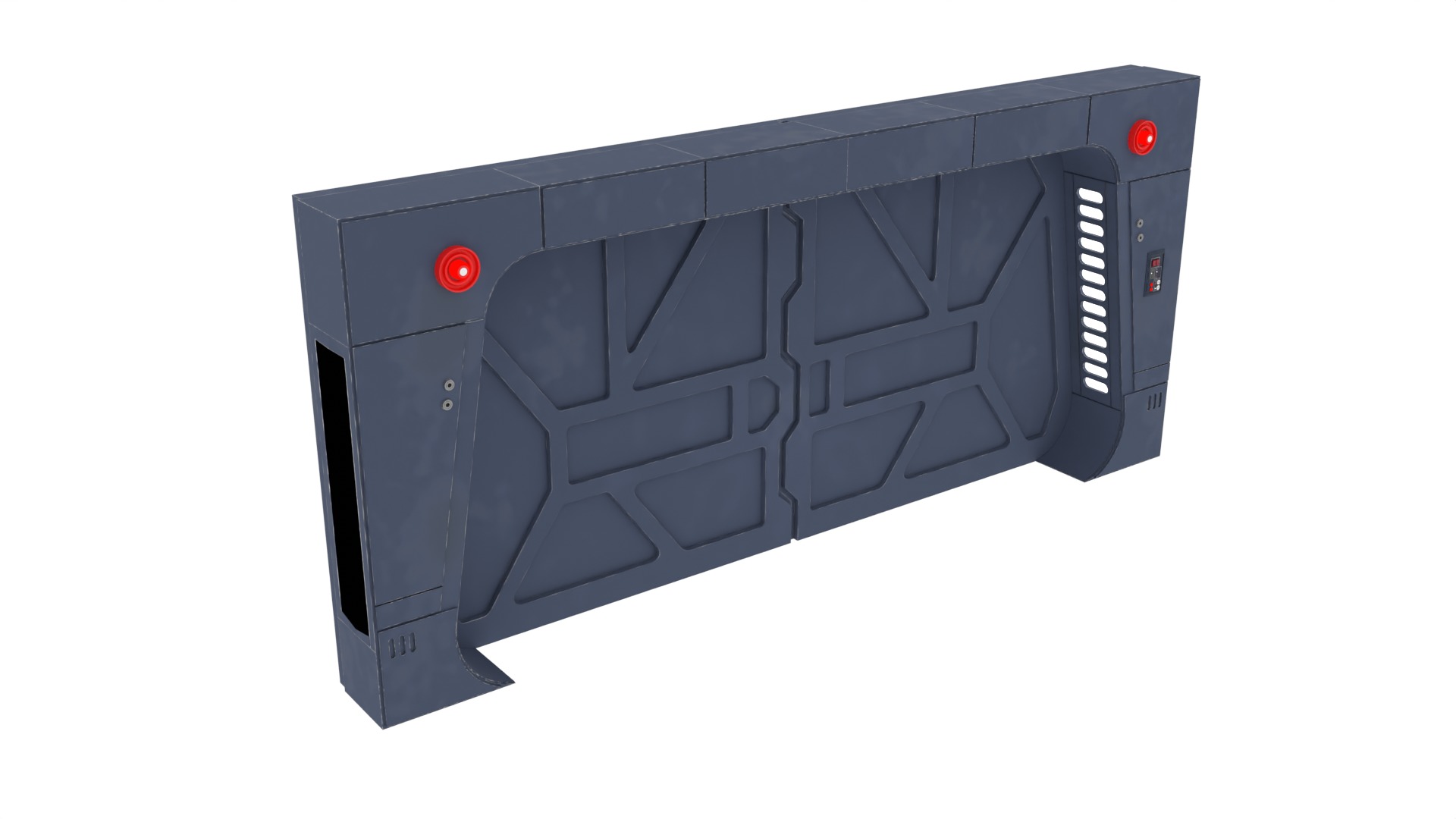 Scarif Blast Door Large 1-6 scale Hottoys 3D print model_2