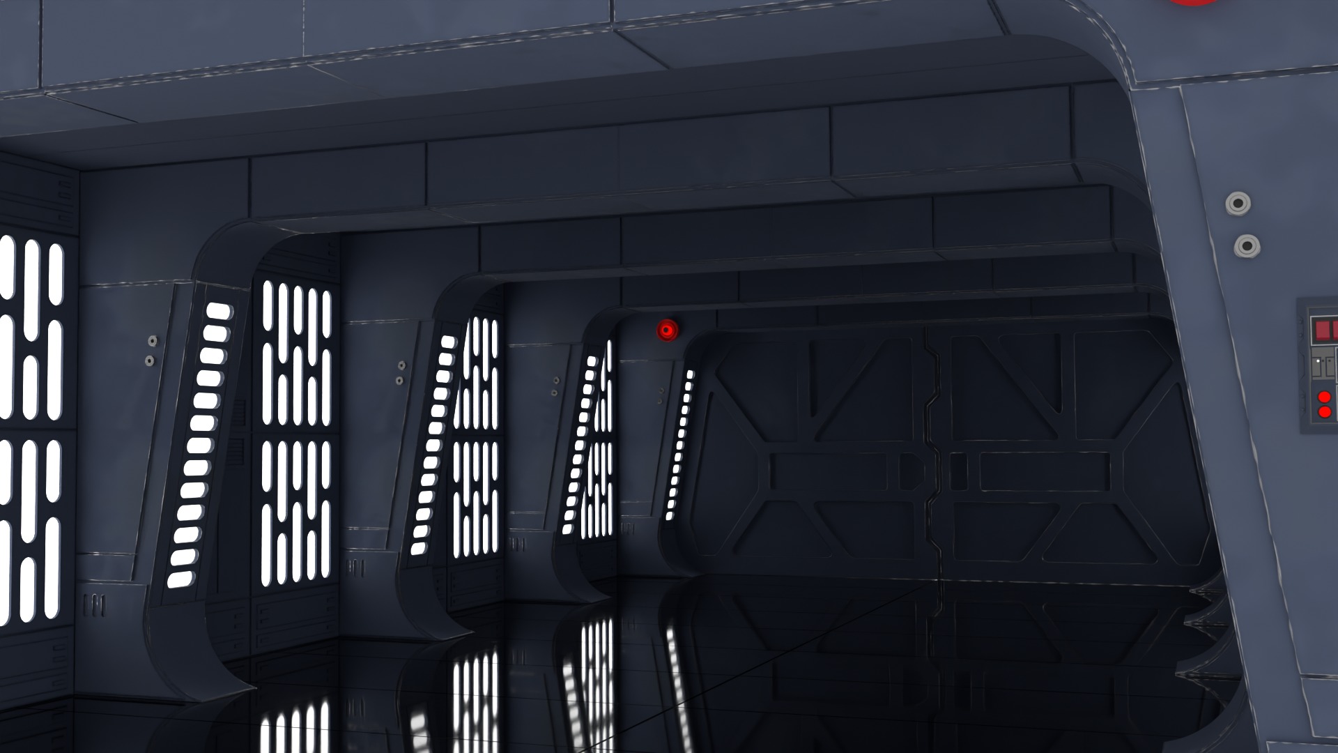 Scarif Blast Door Large 1-6 scale Hottoys 3D print model_9