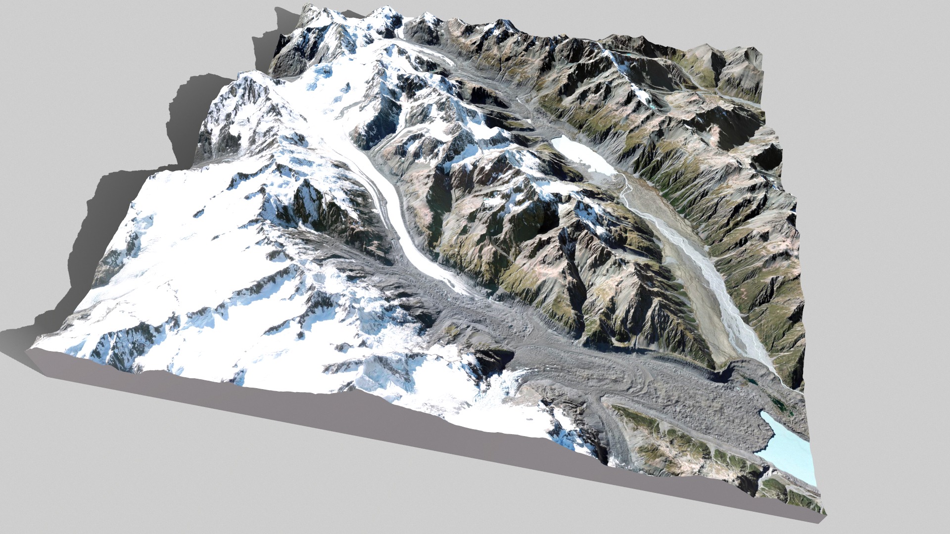  Malt Bran Range Mountain range in New Zealand 3D model_6