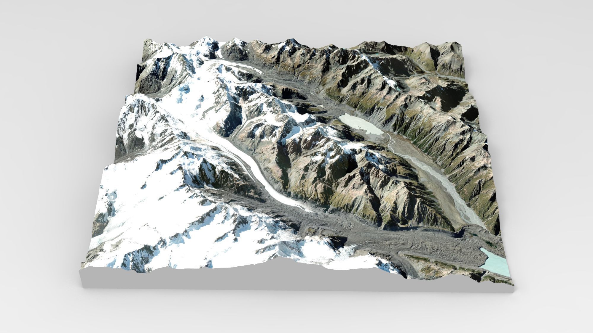  Malt Bran Range Mountain range in New Zealand 3D model_10