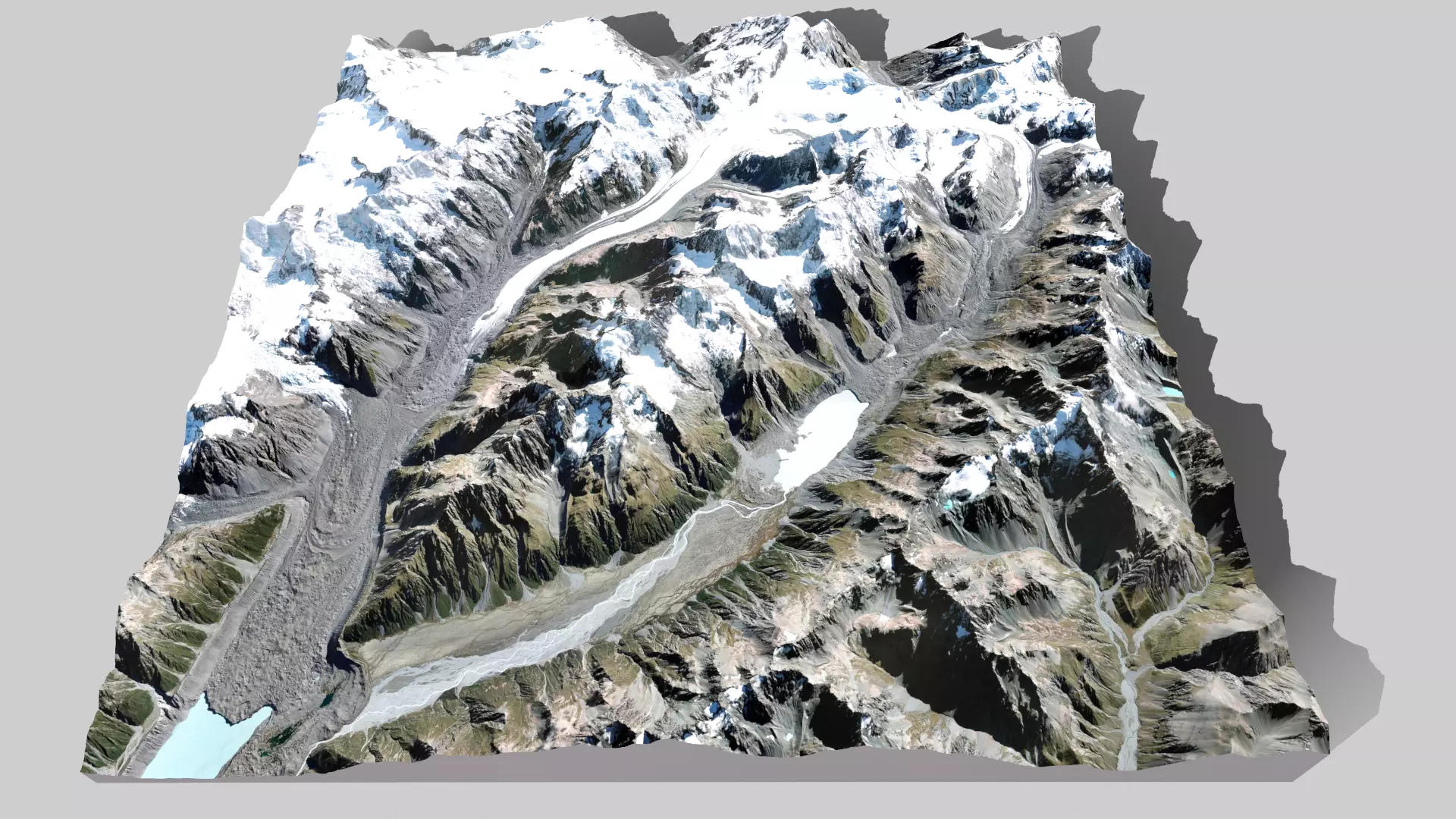  Malt Bran Range Mountain range in New Zealand 3D model_0
