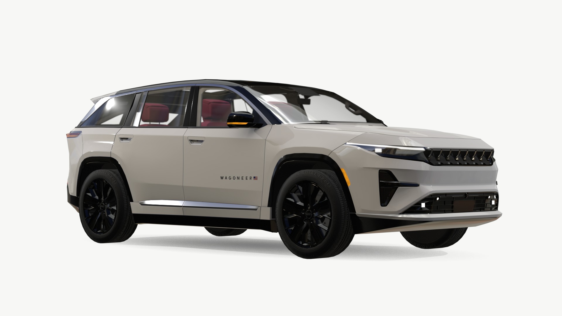 Jeep Wagoneer S Low-poly 3D model_10