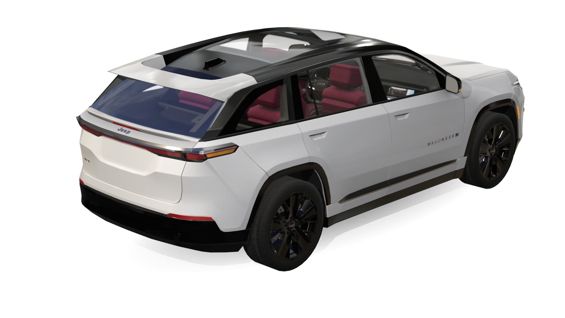 Jeep Wagoneer S Low-poly 3D model_13