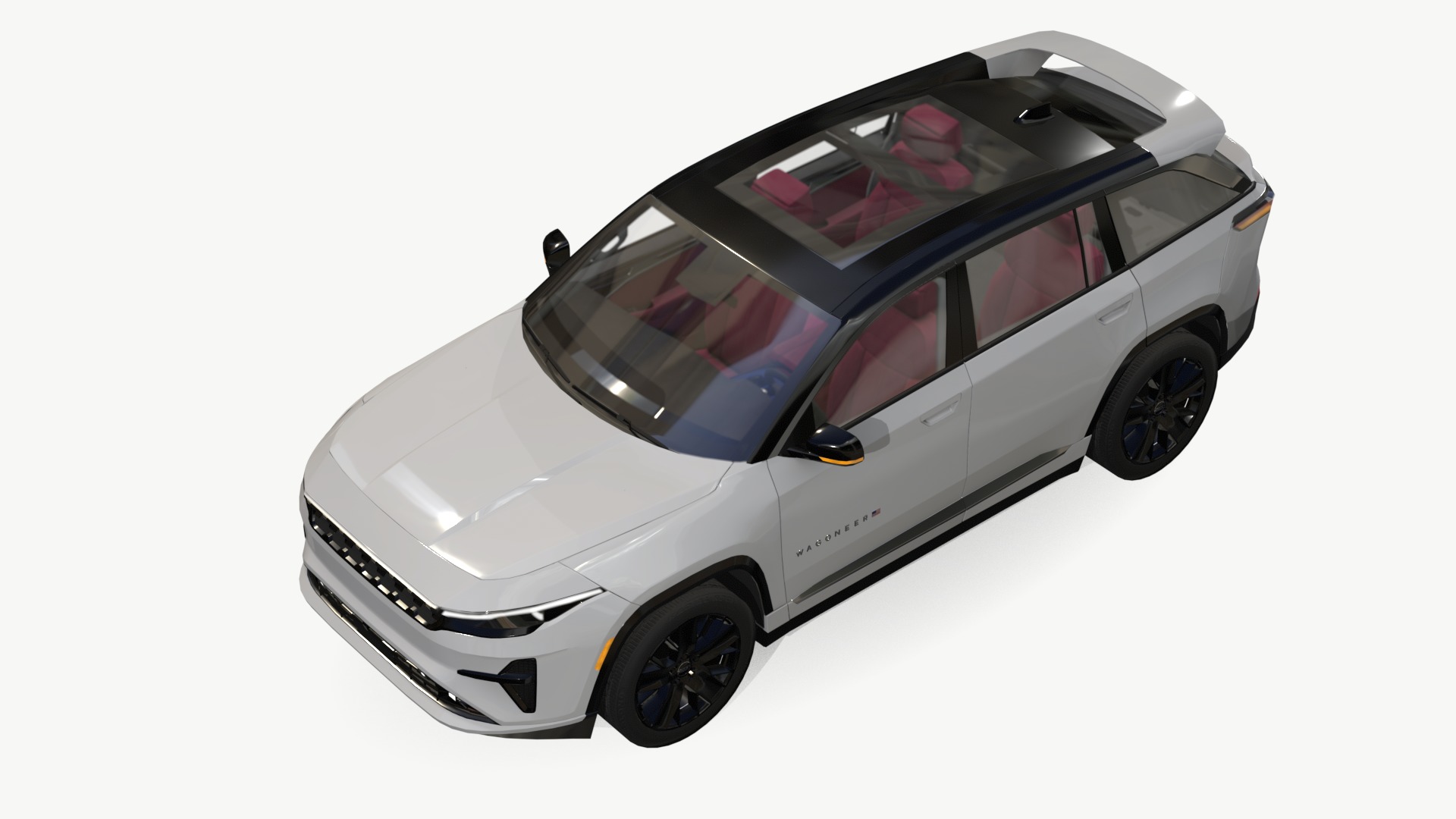 Jeep Wagoneer S Low-poly 3D model_9
