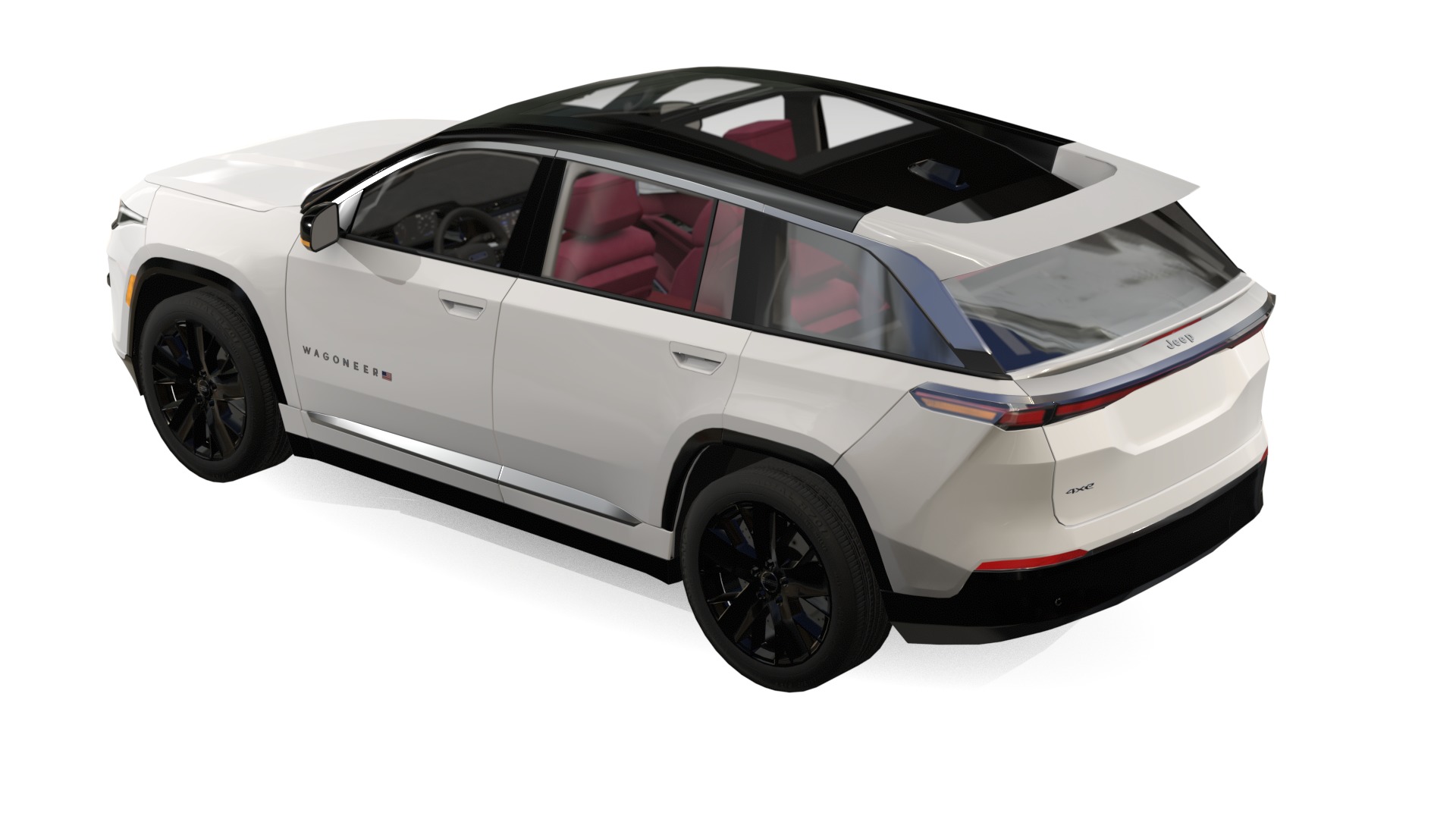 Jeep Wagoneer S Low-poly 3D model_12