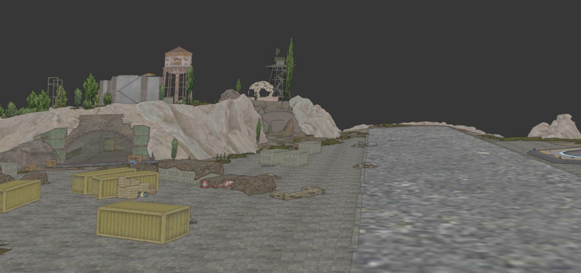 pubg spawn Island map 3D model_5