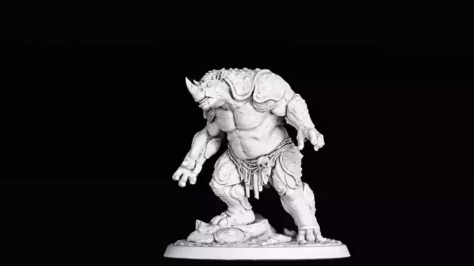 Wererhino 3D print model