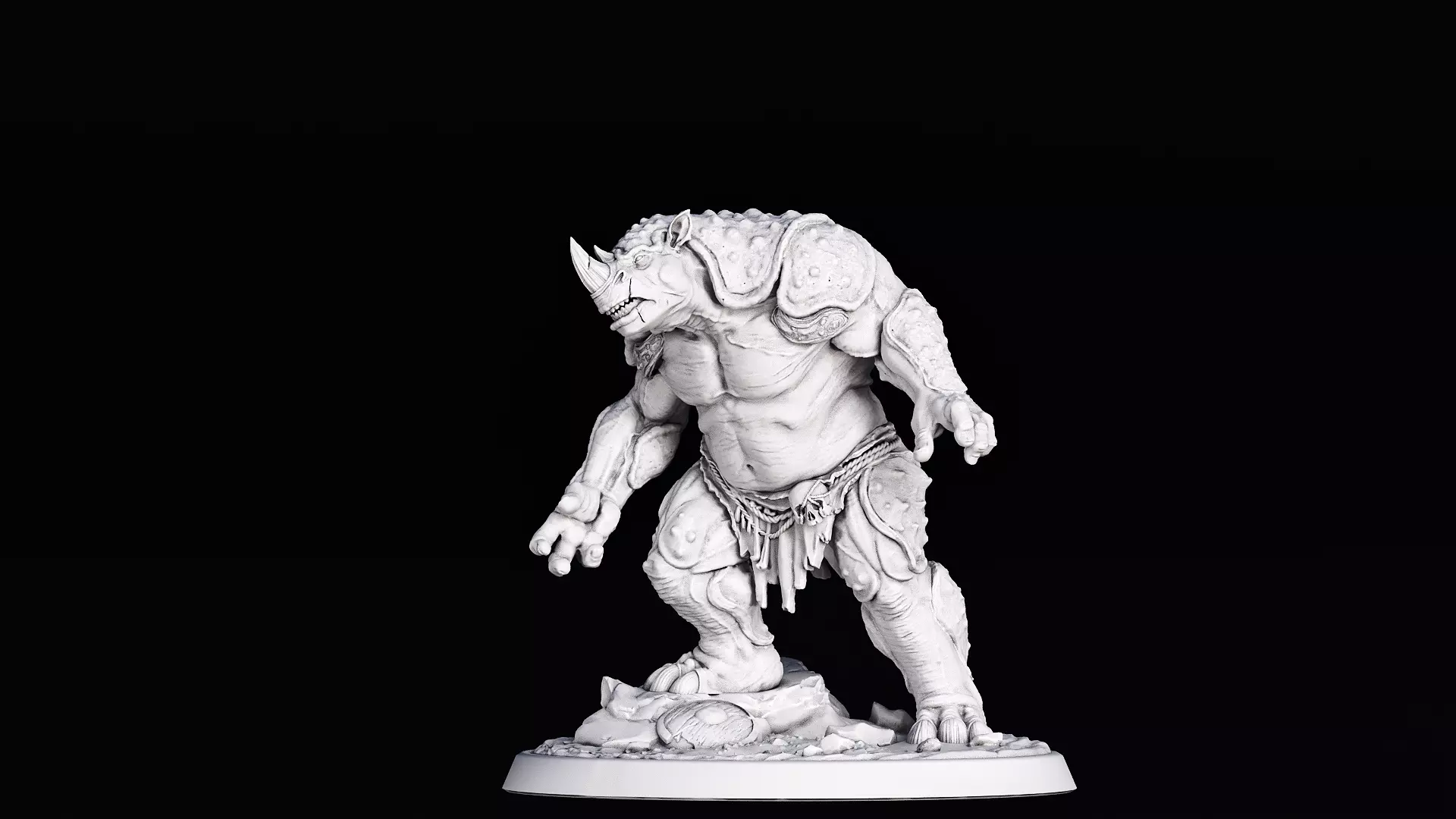 Wererhino 3D print model_0