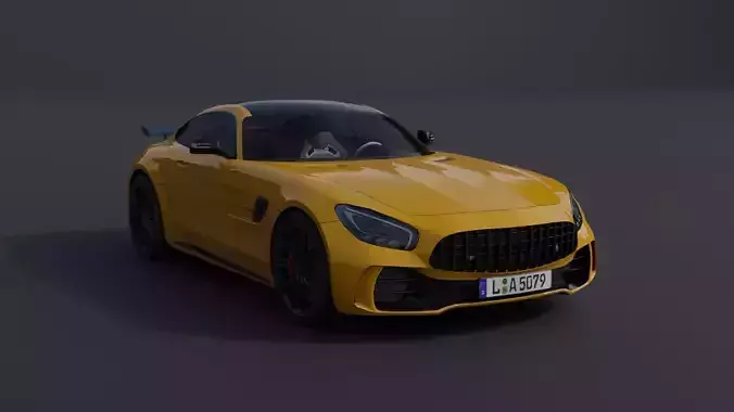 Generic Sports Car 1 Low-poly 3D model