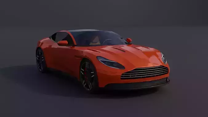 Generic Sports Car 2 Low-poly 3D model