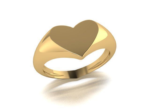 Anel liso 3D print model_2