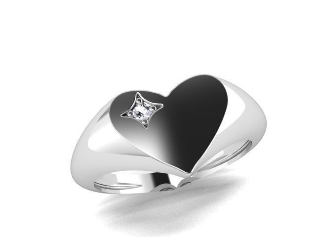 Anel liso 3D print model_1