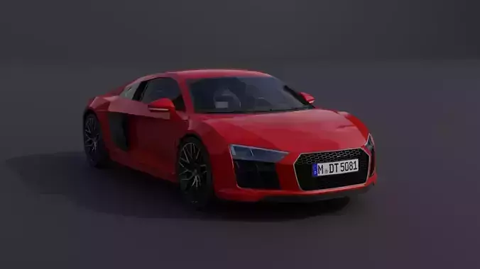 Generic Sports Car 3 Low-poly 3D model