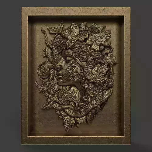 girl frame wall decor 