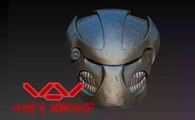 Predator Biomask Hunters 3 comic book series 3D print model