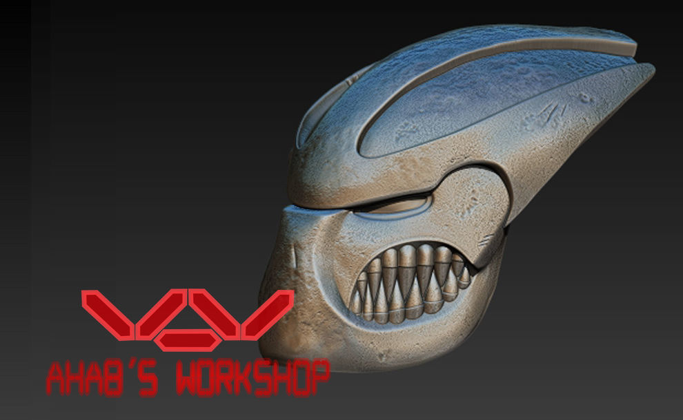 Predator Biomask Hunters 3 comic book series 3D print model_2